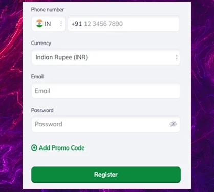 ValorBet casino registration simple and secure